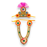 Jewelry set for janmashtami ganesh chaturthi celebration