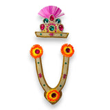 Jewelry set for janmashtami ganesh chaturthi celebration