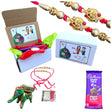 Rakhi gift hamper for brother with set - ganesh of 2 roli