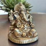 Ganesha brass idol altar deity ganesh ganapati statue