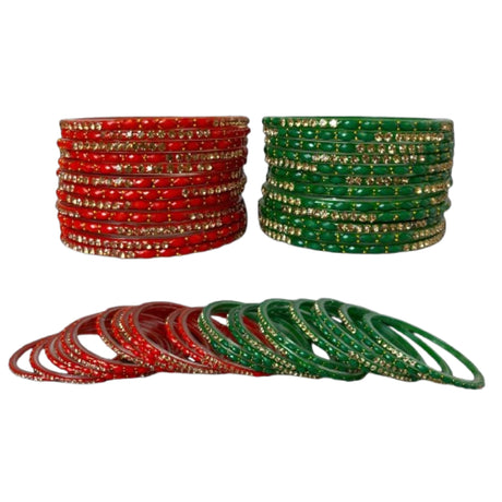 Glass bangles indian jewelry (akshra) ethnic dailywear