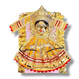 Ornate golden deity figure representing Goddess Mahalaxmi for divine home decor