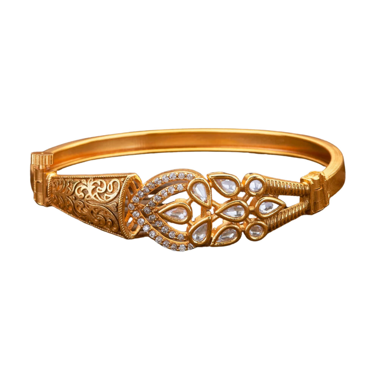 Gold plated bangle bracelets kada for women indian bracelet