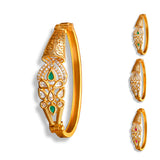 Gold plated bangle bracelets kada for women indian bracelet