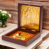 Gold plated laxmi ganesha radha krishna shrinath ji ganesh