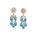 Indian earrings bollywood jhumka for women gold plating