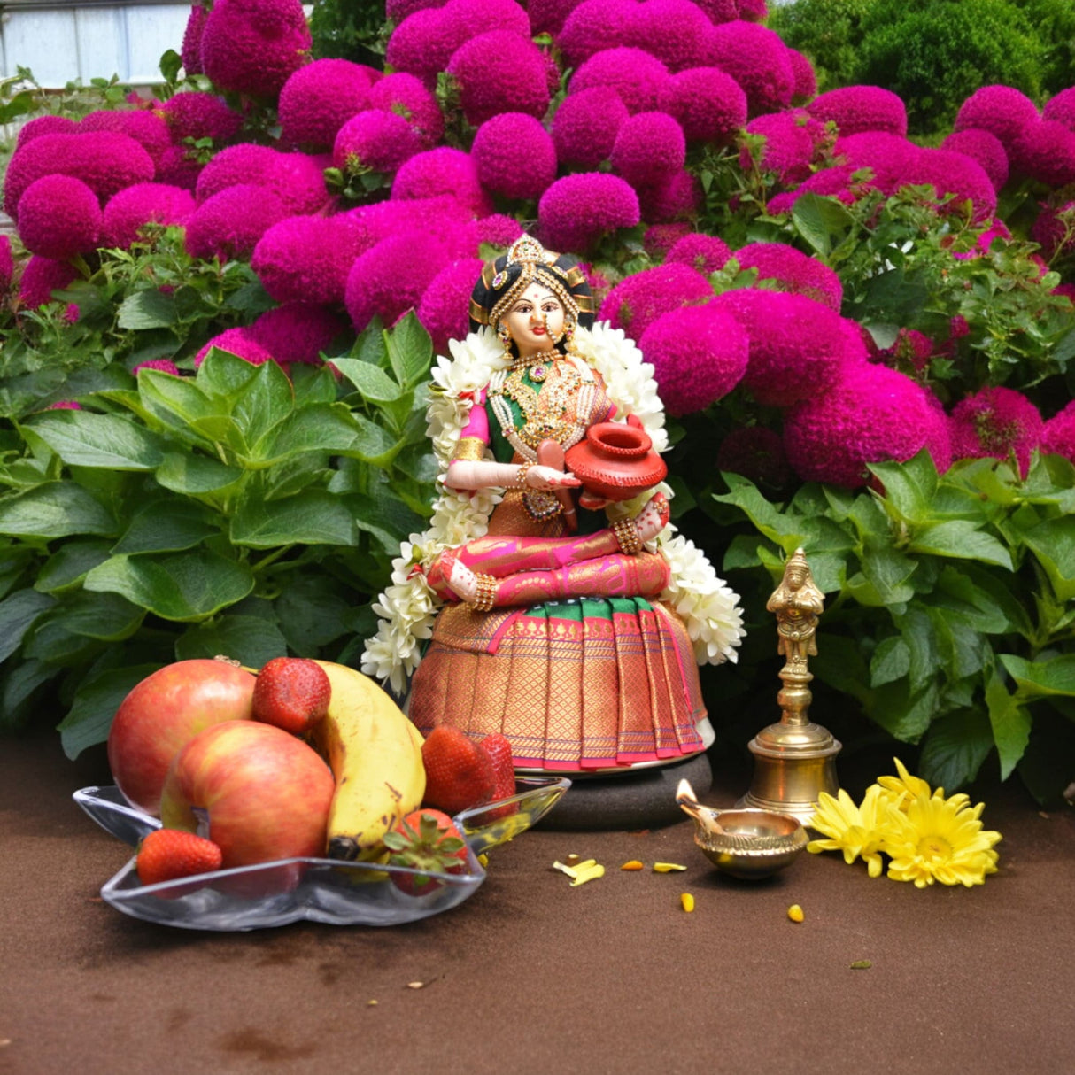 Annapoorani mata devi doll goddess annapurna maa statue