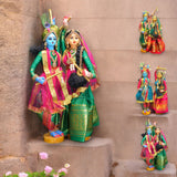 Radha krishna doll hindu god idol for pooja room home