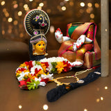 Vara lakshmi idol goddess face set devi mata for varalaxmi