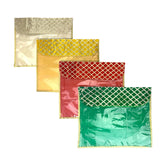 5 Assorted Gotta Patti Saree Bags Lehnga Cover Clothes Organizer Sari Storage Bag for Wardrobe and Gifting Storage Indian Wedding Favor Cloth Case Birthday - LoveNspire