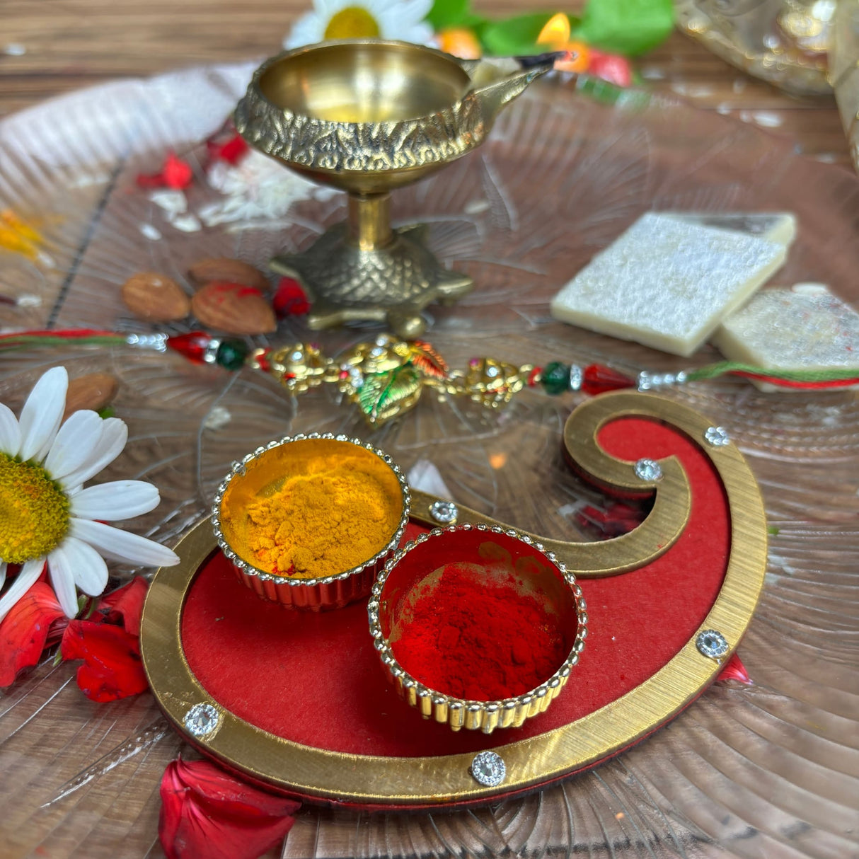 Haldi kumkum holder pooja puja favor thamboolam diwali gift