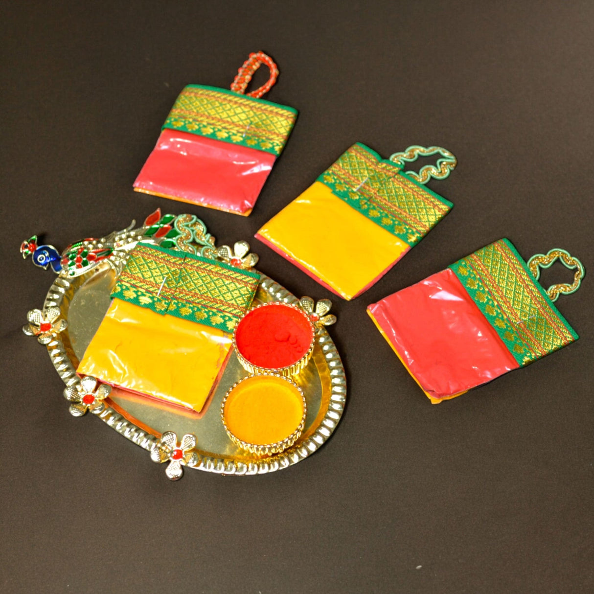 Haldi kumkum packets bulk handbag style mini packs premium