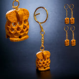Set of 4 handmade keychain indian keyring pooja gift egle