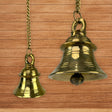 Hanging brass bell hindu religious temple pooja ghanti