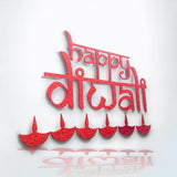 Happy diwali sign decoration cutout home decor backdrop