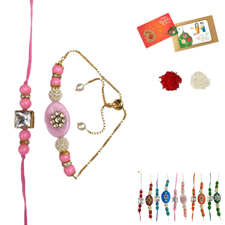 India rakhi for brother and bhabhi traditional lumba