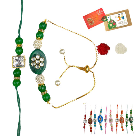 India rakhi for brother and bhabhi traditional lumba