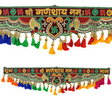 Indian door toran ethnic hanging valance fabric festival