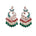 Indian earrings bollywood jhumka for women peacock kundan &