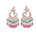 Indian earrings bollywood jhumka for women peacock kundan &