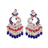 Indian earrings bollywood jhumka for women peacock kundan &