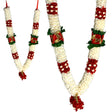 Indian garland haar mala 12 inch god goddess idol pooja