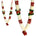 Indian garland haar mala 12 inch god goddess idol pooja