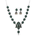 Indian oxidized jewelry boho tribal long necklace bohemian