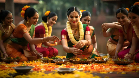 Onam Rangoli Decoration LoveNspire USA