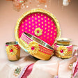 Karvachauth Thali, Karva Chauth Thali, Daughter in Law Gift, Gift for Daughter, Gift for Wife, Karwa Chauth Gift, Karwachoth, Puja Thali Set, Sargi Gift - LoveNspire