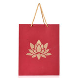 Lotus paper carry bags eco-friendly indian gifts bag