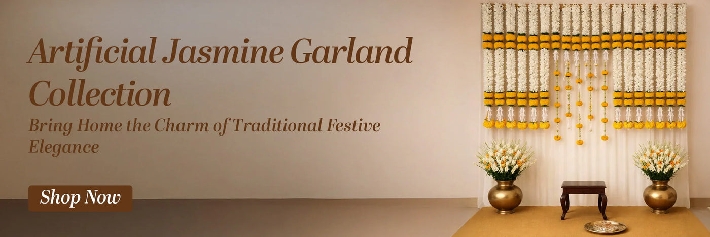 artificial jasmine garland