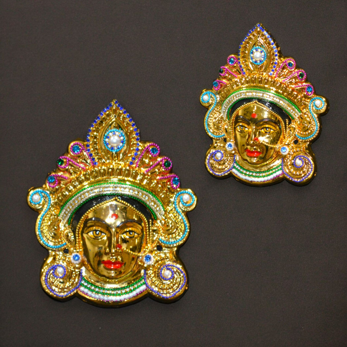 Durga maa face idol mukhota for vara lakshmi vratam