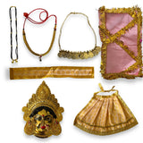 Vara lakshmi goddess face set devi mata mukhota idol