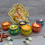 Matki clay diya wax filled handmade traditional diyas