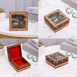 Wooden jewelry box small handcarved decorative jewellery