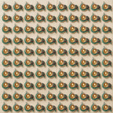 Green and gold peacock-shaped brass finish diya lamps arranged in a grid for diwali and hindu puja decor