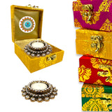 Personalized candle holder diwali gifts boxes handmade home