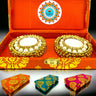 Personalized candle holder diwali gifts boxes indian