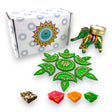 Personalize Diwali Gifts Box Navratri Sweet Gift Boxes Hamper Basket, Decor Rangoli, Candle Holder for Employees, Office / Corporate Gifting Items - LoveNspire
