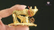 Kamadhenu Idol Murti Statue Diwali Gift Items Small Kamdhenu Cow with Calf Brass Finish Statue Decorative Item Showpiece for Home Office Temple Pooja Decor Housewarming Gift (2.5 Inches)