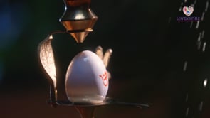 White Shiva Lingam Copper Stand Pooja Decor - LoveNspire