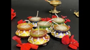 Matki Clay Diya Wax Filled Handmade Traditional Diyas for Diwali Pooja Vilakku Oil Lamp Tealight Deepawali Decoration Indian Gift Items Home Temple Decor