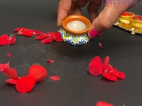 Matki Clay Diya Wax Filled Handmade Traditional Diyas for Diwali Pooja Vilakku Oil Lamp Tealight Deepawali Decoration Indian Gift Items Home Temple Decor