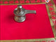 Red Velvet Pooja Mat Aasan Cloth for God Goddess Idol Puja Asan Mandir Temple Home Office Decor Base Chowki Asana Indian Festival Diwali Decoration Item Housewarming Gift