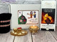 Rakhi Gift Hamper for Brother Set of 2 Rakhi with Tealight Candle Holder Haldi Kumkum Plate Roli Chawal Rakshabandhan Card Chocolates with Gift Pack - Bracelets for Bhai Bhabhi