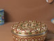 Meenakari Steel Indian Spices Box Designer Small Round Masala Box Spice Organizer Masala Dabba Kitchen Essentials Home Decor Housewarming Gift
