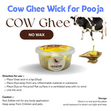 Pure cow buffalo ghee wicks for puja readymade butter