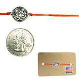 Rakhi for brother round charm raksha bandhan usa greeting