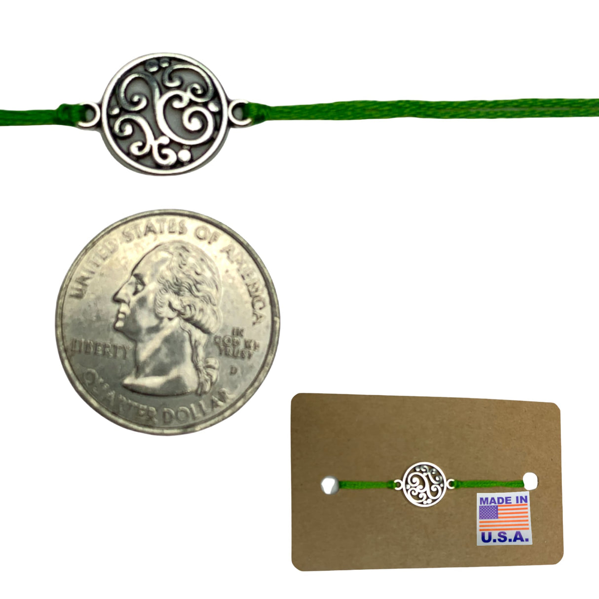 Rakhi for brother round charm raksha bandhan usa greeting